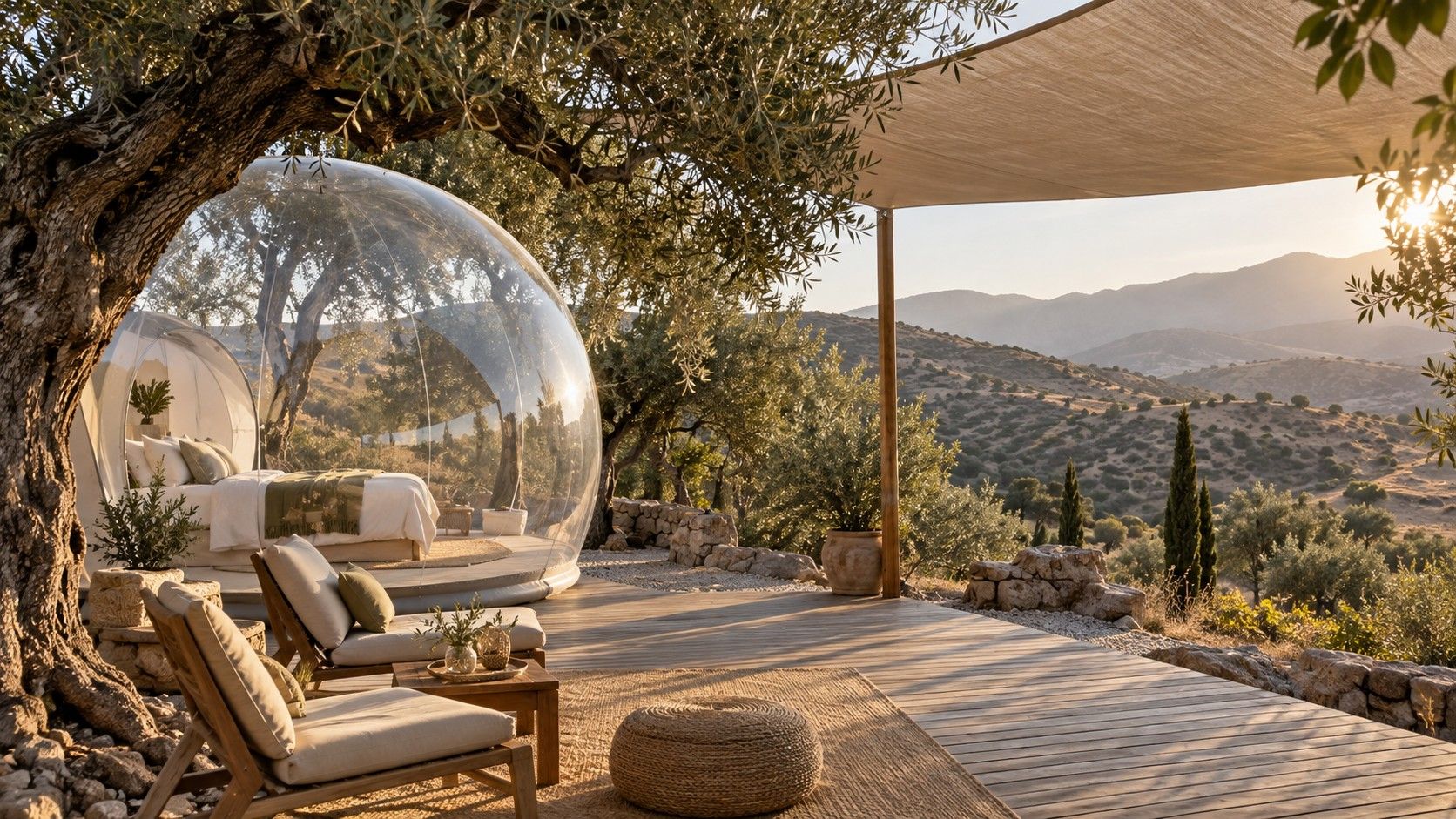 Glamping en Granada: reservar pensando en el descanso durante el calor
