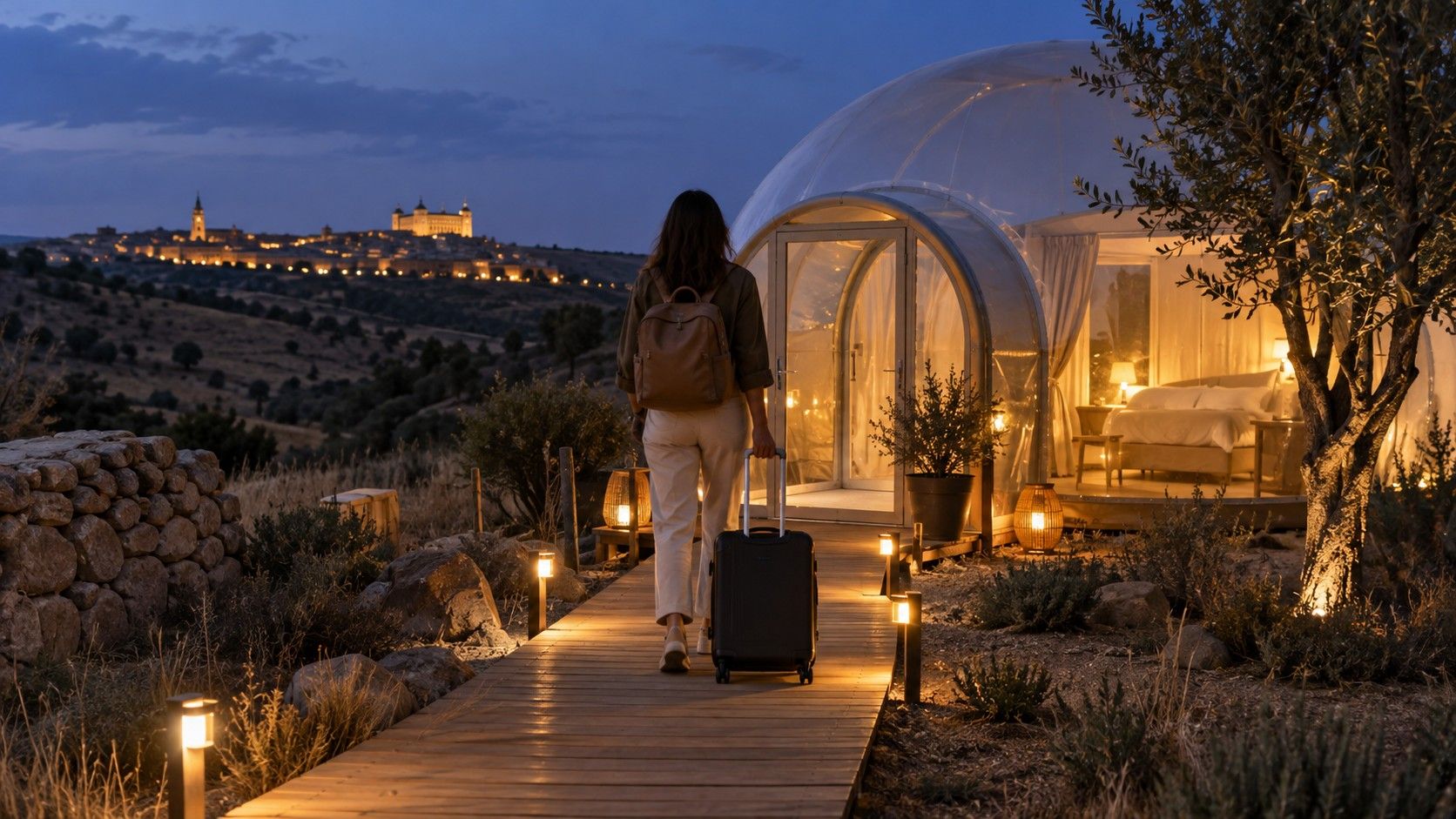 Glamping cerca de Toledo: reservar cuando vas a llegar tarde
